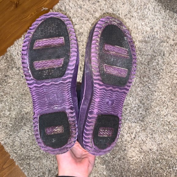All Weather Purple Boots Women's Size 6 - Picture 6 of 6